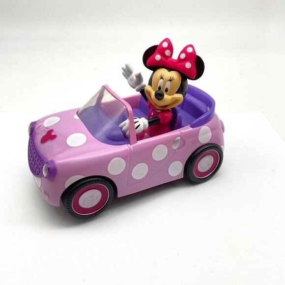Disney Junior Minnie‎ Mouse Roadster RC Remote Control Car, Remote Not Included - Picture 1 of 14